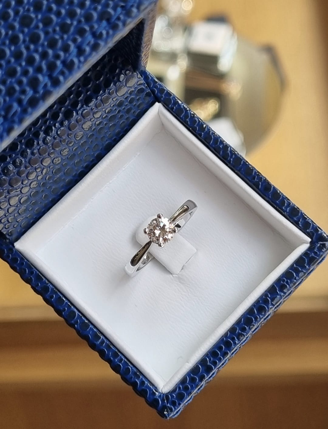 Bague solitaire diamant